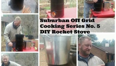 lsh rocket stove suburban off grid cooking series no. 5 diy rocket stove