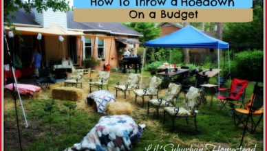 how to throw a hoedown on a budget
