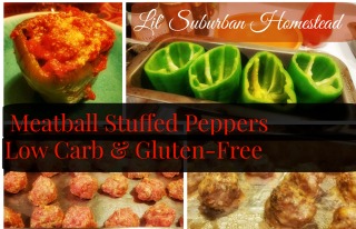 lil suburban homestead meatball stuffed peppers low carb and gluten-free